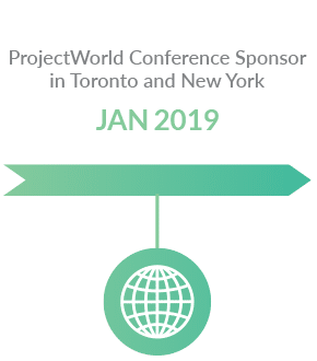 Jan 2019 ProjectWorld Conference Sponsor in Toronto and New York